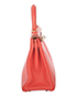 Kelly 28 Clemence Leather in Rose Jaipur, side view